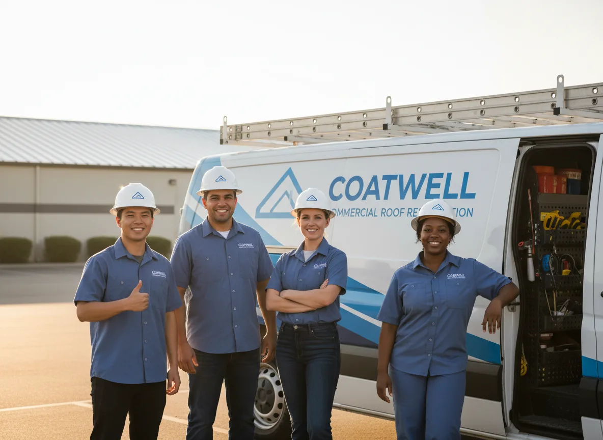 Commercial roof coating company in Touchet, WA